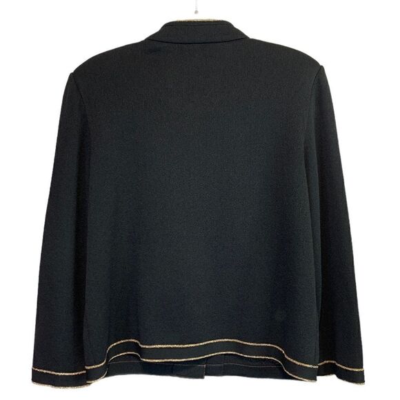 VINTAGE Castleberry Chanel Like Gold Button Knit Jacket - Picture 2 of 9